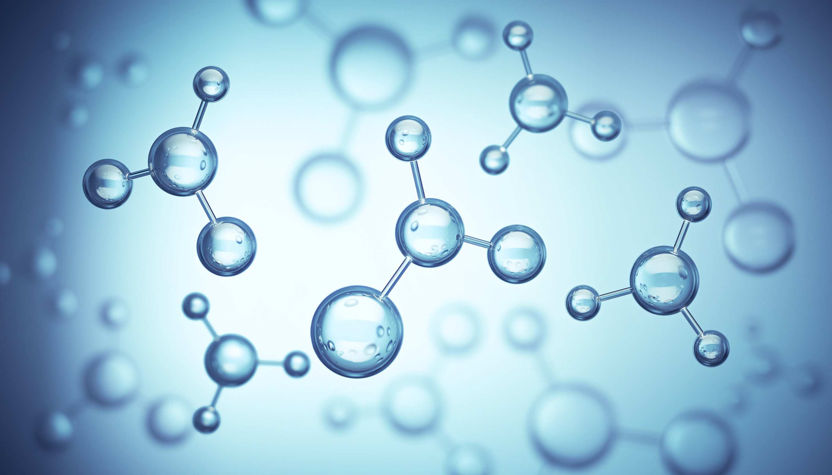 Molecular structure background